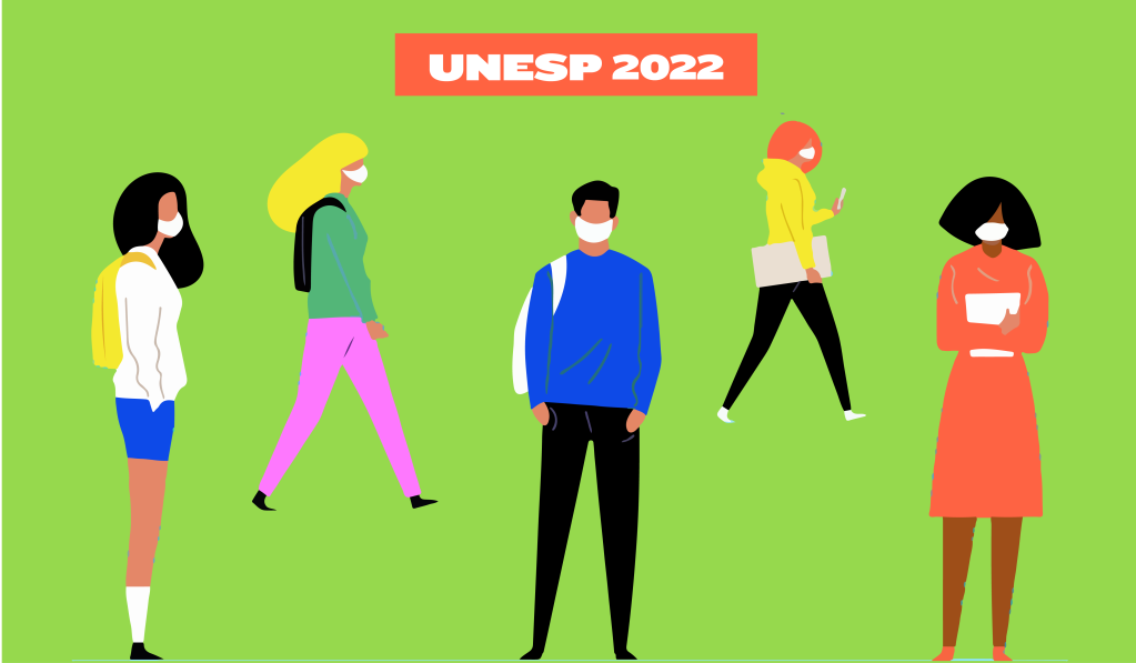 Vestibular de máscara Unesp 2022