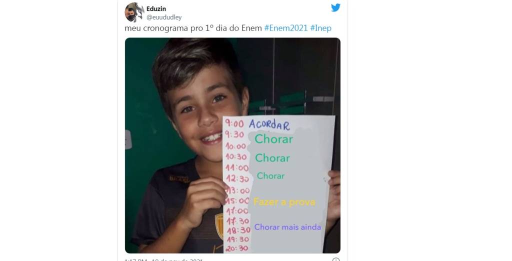 Memes do Enem 2021