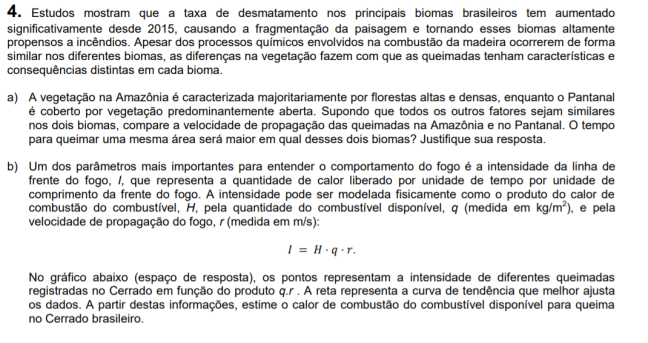Unicamp questão 4 questão Unicamp