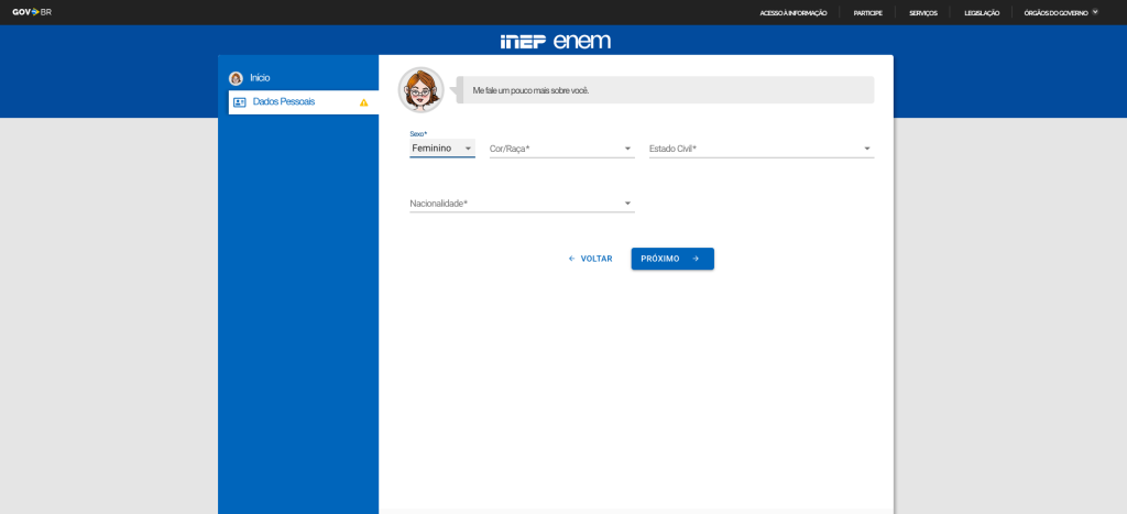 Screen Shot 2022-05-10 at 10.39.22 AM Print do site do Inep