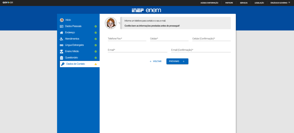 Screen Shot 2022-05-10 at 10.57.22 AM Print do site do Inep