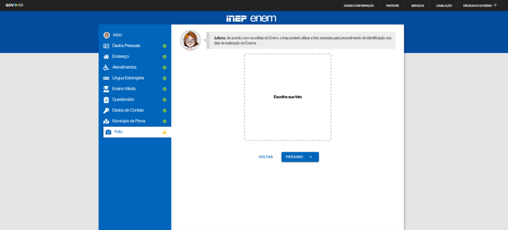 Screen Shot 2022-05-10 at 11.18.04 AM Print do site do Inep