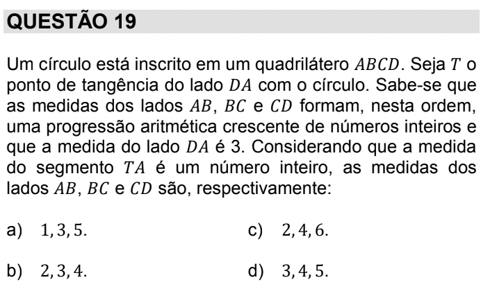 prova unicamp Questão de matemática da Unicamp