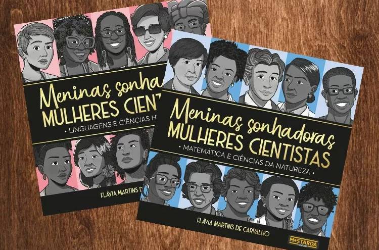 Livro Meninas senhadores, mulheres cientistas Capa do livro
