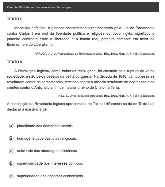 quest&atilde;o enem 2021 compet&ecirc;ncia leitora