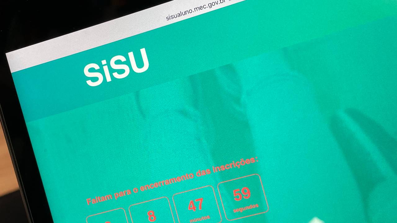 Tela inicial do Sistema de Seleção Unificada (Sisu)