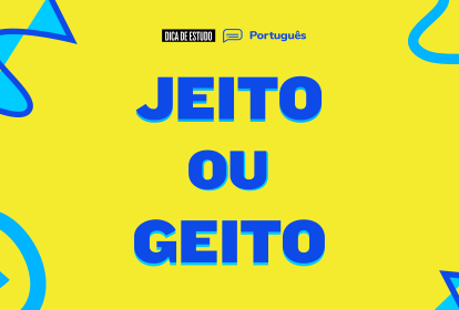 Imagens da palavra "jeito" escrita com J e G