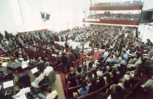 Religiao-Assembleia-de-Deus Culto na igreja Assembleia de Deus, no bairro do Brás, em São Paulo