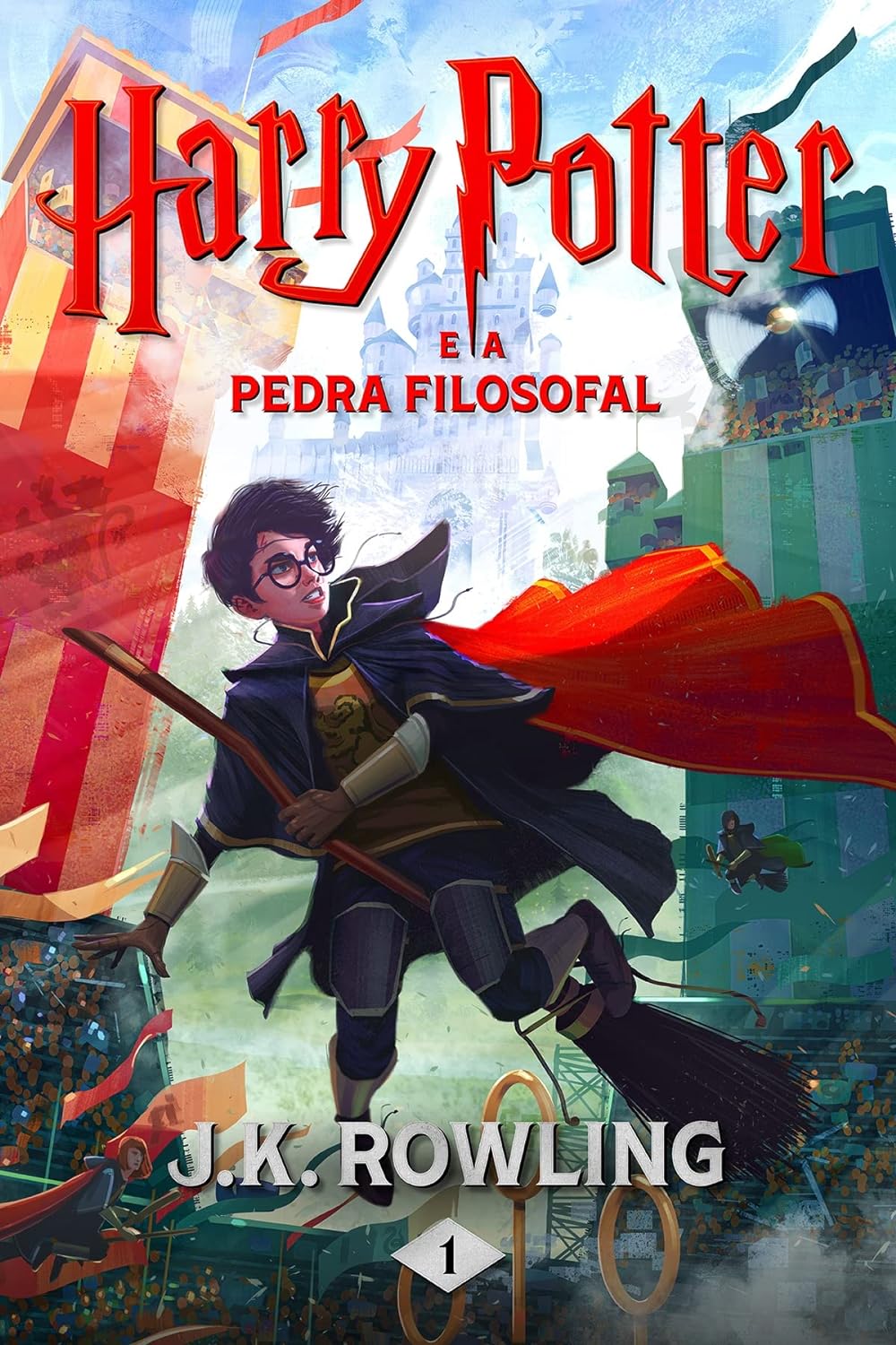 harry potter capa do livro Harry Potter e a Pedra Filosofal