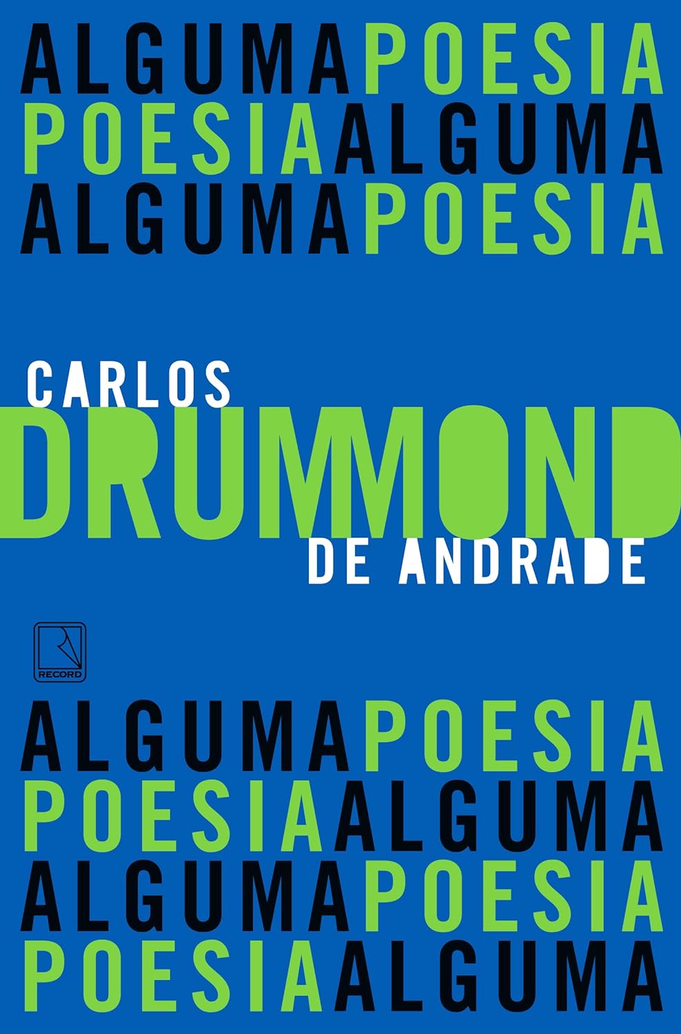 A capa do livro "Alguma Poesia"