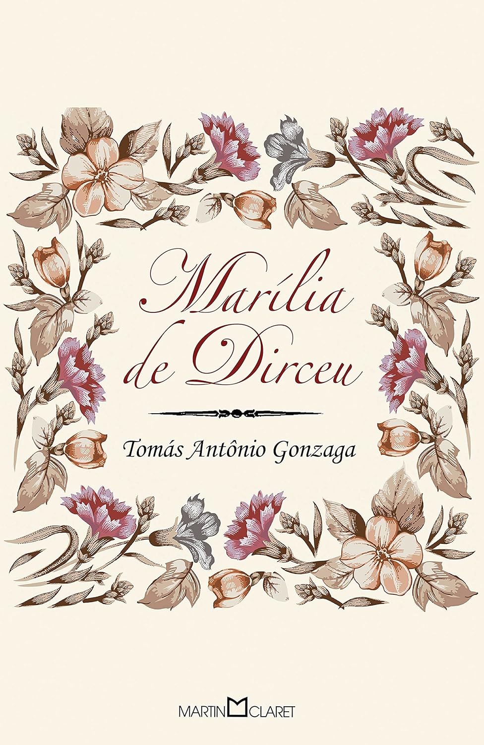 Capa do livro "Marília de Dirceu"