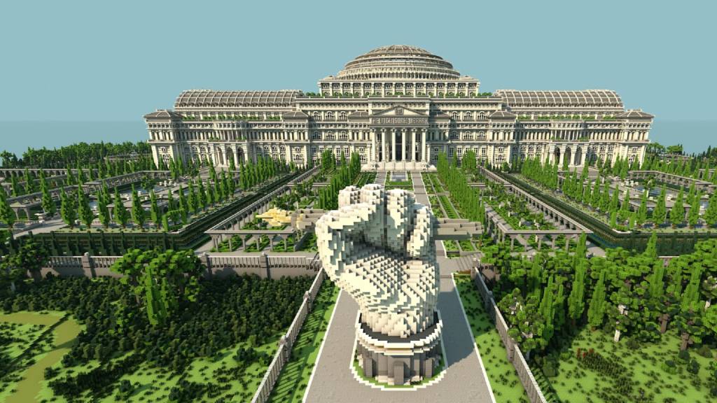 biblioteca Biblioteca do Repórteres sem Fronteiras dentro do Minecraft