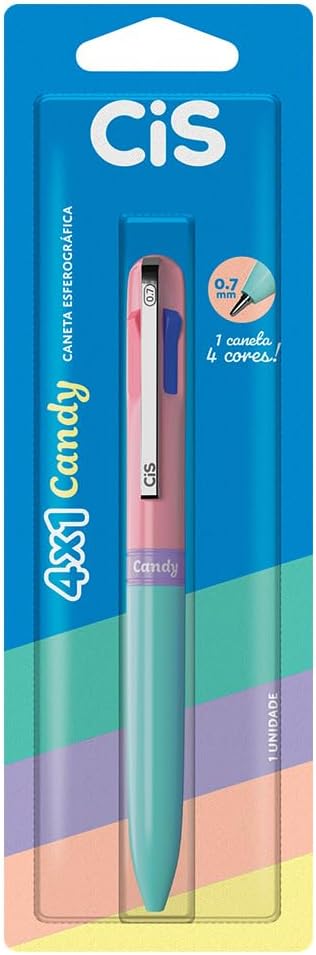 Caneta Esferográfica 4 cores