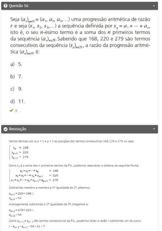 Matemática 56 Matemática