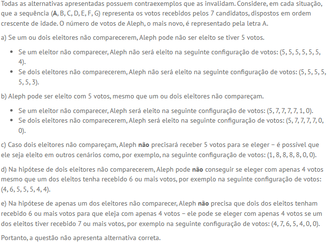 Resolução do Curso Anglo para a questão 3, da prova V1, da primeira fase da Fuvest 2026