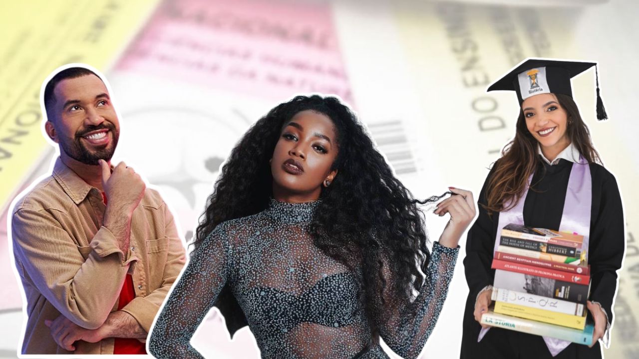 Famosos que fizeram Enem