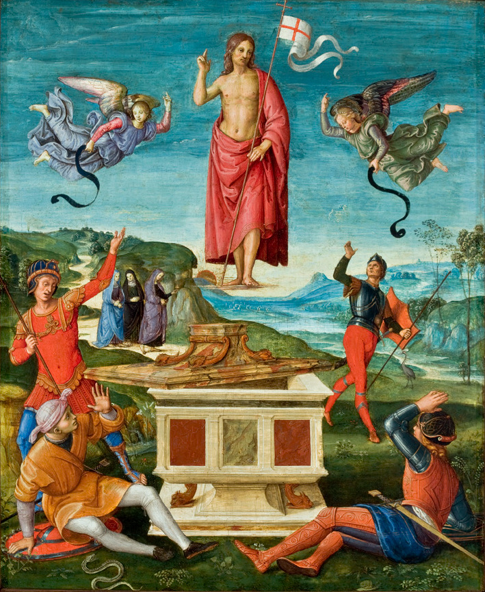 Obra &ldquo;Ressurrei&ccedil;&atilde;o de Cristo&rdquo; (c. 1499&ndash;1502), de Rafael Sanzio