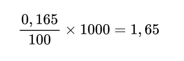 passo 1 do cálculo de poupança