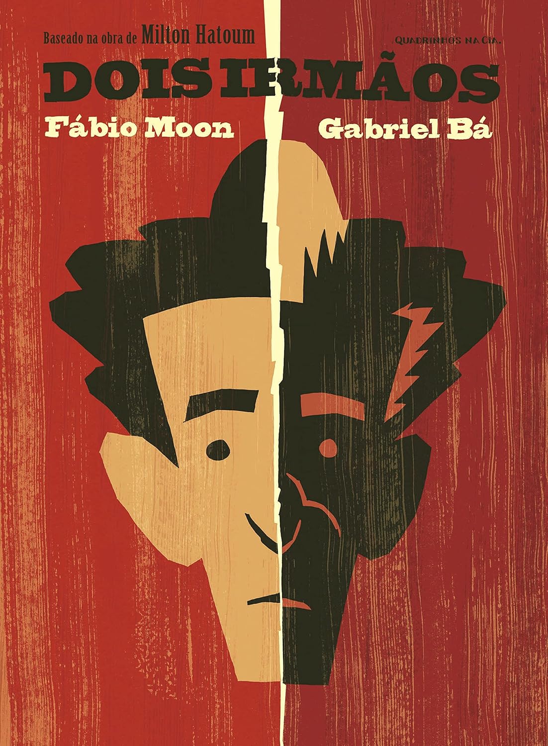 Capa da HQ "Dois Irm&atilde;os", de F&aacute;bio Moon e Gabriel B&aacute;