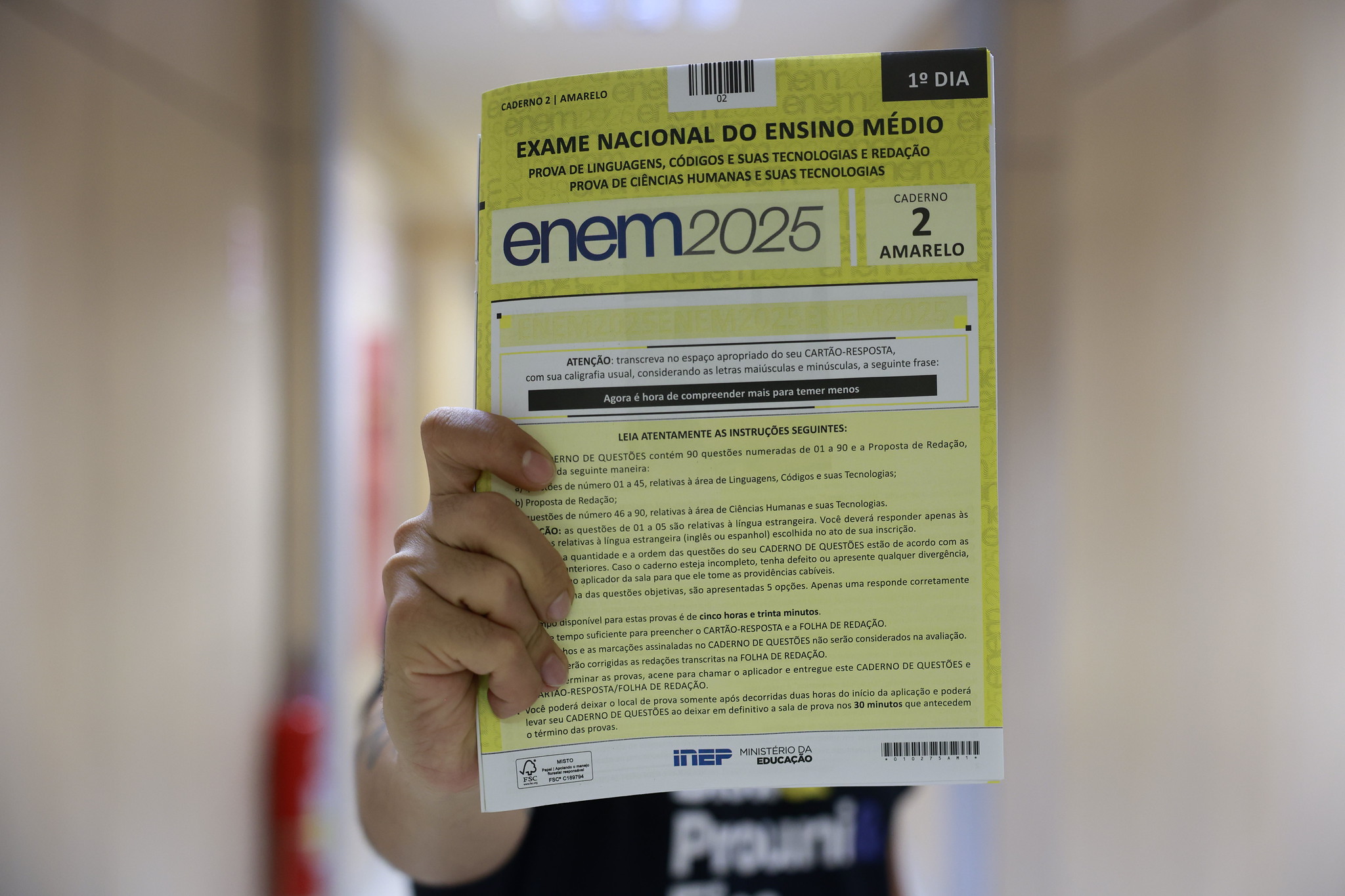 caderno enem 2025